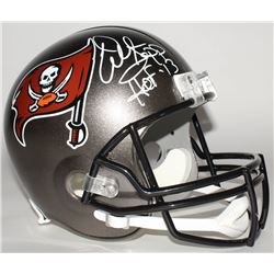Warren Sapp Signed Buccaneers Full-Size Speed Helmet Inscribed "HOF -13" (JSA COA)