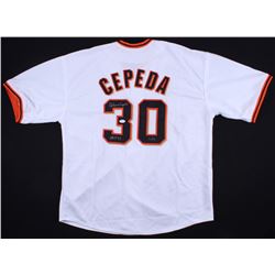 Orlando Cepeda Signed Jersey Inscribed "HOF 99" (JSA COA  Radtke Hologram)