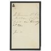 Image 1 : Queen Victoria Hand-Written Letter (JSA LOA)