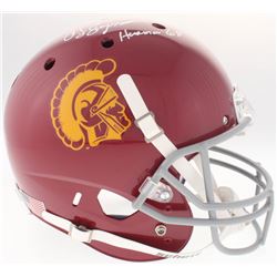 O.J. Simpson Signed USC Trojans Full-Size Helmet Inscribed "Heisman '68" (JSA COA)