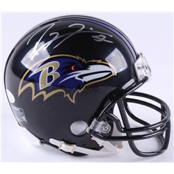 Ray Lewis Signed Ravens Mini-Helmet (JSA COA)