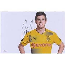 Christian Pulisic Signed Borussia Dortmund 8x12 Photo (JSA COA)