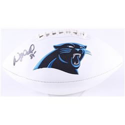 Wesley Walls Signed Panthers Logo Football (Radtke Hologram)