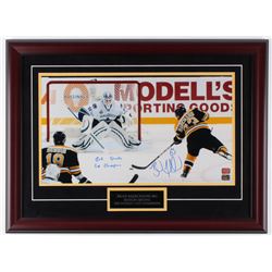 Brad Marchand Signed Bruins 20x27 Custom Framed Photo Display Inscribed "2011 Staney Cup Champions" 