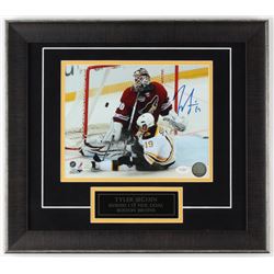 Tyler Seguin Signed Bruins 15.5x17.5 Custom Framed Photo Display (JSA COA)