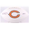 Image 1 : Mike Singletary Signed Bears Logo Football Inscribed "HOF 98" (JSA COA)