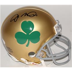 Joe Montana Signed Notre Dame Fighting Irish Shamrock Mini-Helmet (JSA COA)