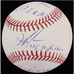 Dwight "Doc" Gooden Signed OML Baseball with (5) Inscriptions (JSA COA)