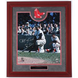Carl Yastrzemski  Ken Regan Signed Red Sox LE #3/8 22.5x26.5 Custom Framed Photo Display Inscribed "