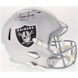 Howie Long Signed Raiders Full-Size Speed Helmet (JSA COA)