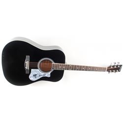 Mike Love  Al Jardine Signed 41" Acoustic Guitar (PSA COA)