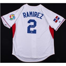 Hanley Ramirez Signed 2009 Dominican Republic Majestic Jersey (PSA COA)