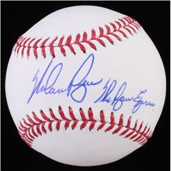 Nolan Ryan Signed OML Baseball Inscribed "The Ryan Express" (Radtke Hologram  Ryan Hologram)