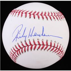 Rickey Henderson Signed OML Baseball (JSA COA)