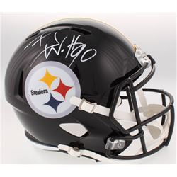 T.J. Watt Signed Pittsburgh Steelers Full-Size Speed Helmet (JSA COA  Watt Hologram)
