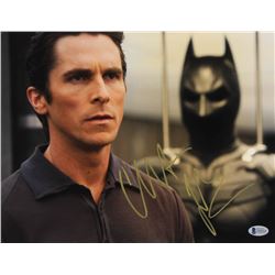 Christian Bale Signed "The Dark Knight" 11x14 Photo (Beckett COA)