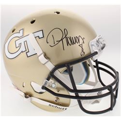 Demaryius Thomas Signed Georgia Tech Yellow Jackets Full-Size Helmet (Radtke COA)