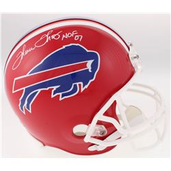 Thurman Thomas Signed Buffalo Bills Full-Size Throwback Helmet Inscribed "HOF 07" (Radtke COA)