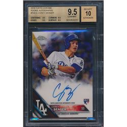 2016 Topps Chrome Rookie Autographs #RACS Corey Seager (BGS 9.5)