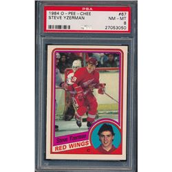 1984 O-Pee-Chee #67 Steve Yezerman (PSA 8)