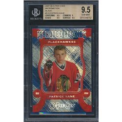 2007-08 O-Pee-Chee Micromotion Black #518 Patrick Kane RC (BGS 9.5)