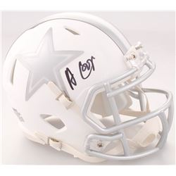 Amari Cooper Signed Dallas Cowboys White ICE Speed Mini-Helmet  (JSA COA)