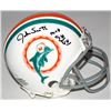 Image 1 : Jake Scott Signed Miami Dolphins Mini Helmet Inscribed "MVP SB VII" (JSA COA)