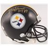 Image 1 : Mel Blount Signed Pittsburgh Steelers Mini-Helmet Inscribed "HOF 89" (JSA COA)
