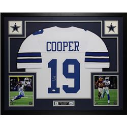 Amari Cooper Signed 35x43 Custom Framed Jersey (JSA COA)