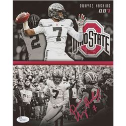 Dwayne Haskins Signed Ohio State Buckeyes 8x10 Photo (JSA COA)