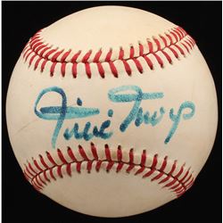 Willie Mays Signed ONL Baseball (PSA COA)