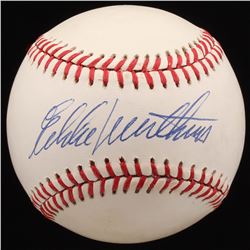 Eddie Mathews Signed ONL Baseball (JSA COA)