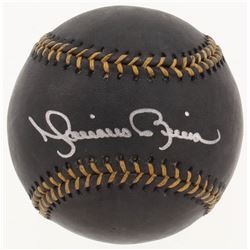 Mariano Rivera Signed OML Black Leather Baseball (Steiner COA)