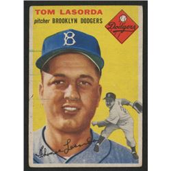 1954 Topps #132 Tommy Lasorda RC