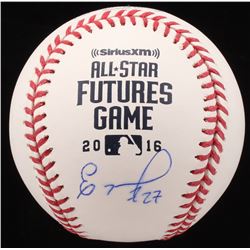 Eloy Jimenez Signed 2016 All-Star Futures Game Logo OML Baseball (JSA Hologram)