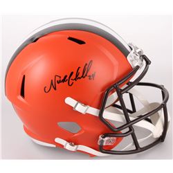 Nick Chubb Signed Cleveland Browns Full-Size Speed Helmet (JSA COA)