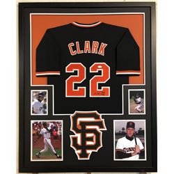 Will Clark Signed 34x42 Custom Framed Jersey (JSA COA)