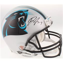 Devin Funchess Signed Carolina Panthers Full-Size Authentic On-Field Helmet (JSA COA)