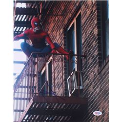 Tom Holland Signed "Spider-Man" 11x14 Photo (PSA COA)