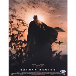 Christian Bale Signed "Batman Begins" 11x14 Photo (Beckett COA)