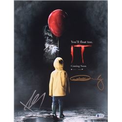 Bill Skarsgard  Andy Muschietti Signed "IT" 11x14 Photo (Beckett COA)