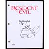 Image 1 : Milla Jovovich Signed "Resident Evil" Movie Script (PSA COA)