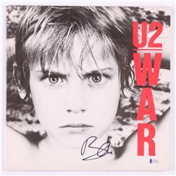 Bono Signed U2 "War" Vinyl Record Album Cover (Beckett COA)