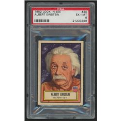 1952 Look 'n See #20 Albert Einstein (PSA 6)
