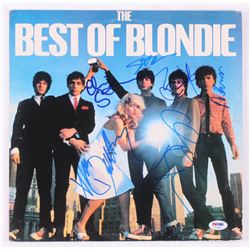 Blondie "The Best of Blondie" Vinyl Record Album Cover Signed by (6) With Debbie Harry, Chris Stein,