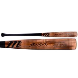 Jose Ramirez Signed Marucci Player Model Lindy 12-5 Baseball Bat (Fanatics Hologram  MLB Hologram)