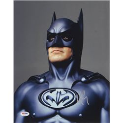 George Clooney Signed "Batman  Robin" 11x14 Photo (PSA COA)