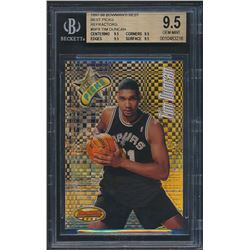 1997-98 Bowman's Best Picks Atomic Refractors #BP8 Tim Duncan (BGS 9.5)