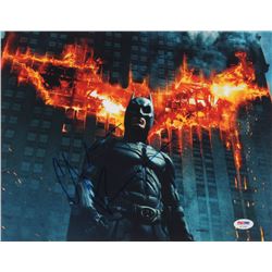 Christian Bale Signed "The Dark Knight" 11x14 Photo (PSA COA)