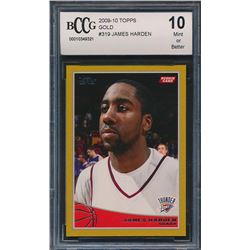 2009-10 Topps Gold #319 James Harden (BCCG 10)